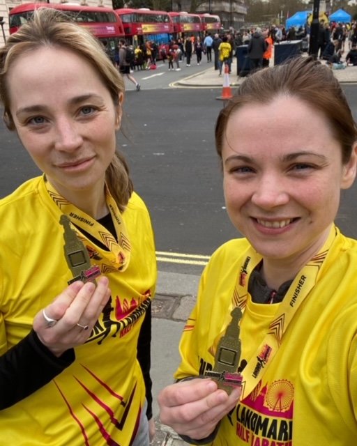 Two sisters running a half marathon to fundraise for HNCF